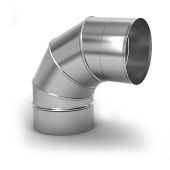 Отвод 90 TMF СУПЕР ф120, 0,8мм