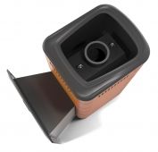 Печь для бани ПБ Каронада Heavy Metal Витра терракота