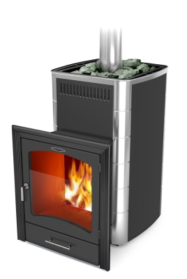 Печь для бани ПБ Калина II Inox БСЭ ТО антрацит НВ ПРА