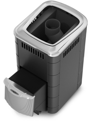 Печь для бани ПБ Тунгуска 2017 Inox ДН антрацит