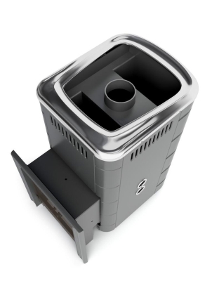 Печь для бани ПБ Уренгой 2018 Inox БСЭ ТО антрацит