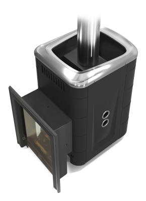 Печь для бани ПБ Уренгой Мини 2018 Inox БСЭ ТО антрацит