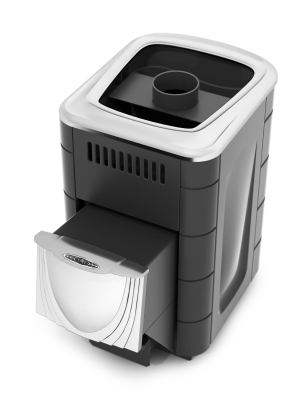 Печь для бани ПБ Компакт 2017 Carbon ДН антрацит