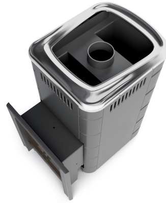 Печь для бани ПБ Уренгой 2018 Carbon БСЭ антрацит