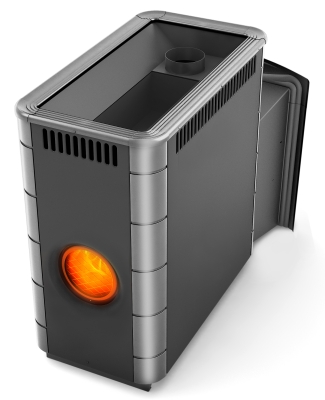 Печь для бани ПБ Аврора XXL Inox Витра Иллюминатор антрацит НВ