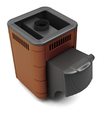 Печь для бани ПБ Оса Inox ДА терракота