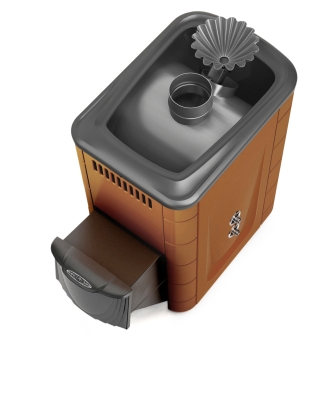 Печь для бани ПБ Ангара 2012 Inox ДА ЗК ТО терракота