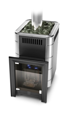 Печь для бани ПБ Уренгой-2 Inox БСЭ антрацит НВ